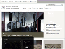 Tablet Screenshot of bornholmsmuseum.dk